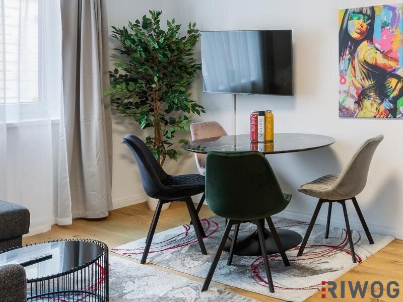 Voll möblierte Design Wohnung mit super 3-Zimmer Grundriss