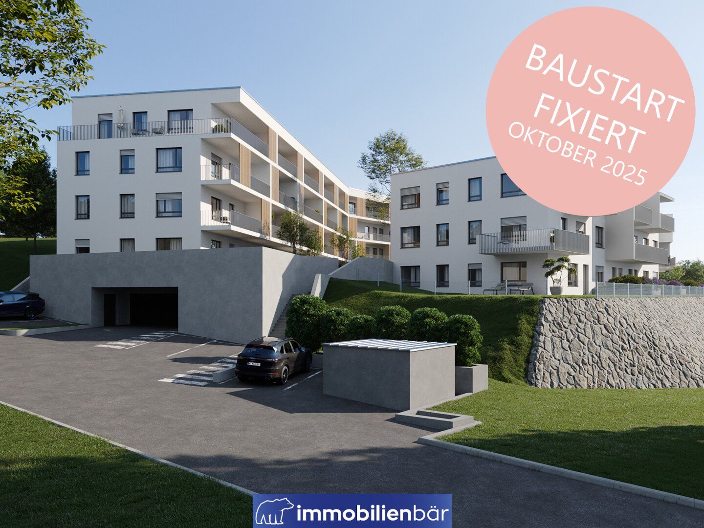 Baustart Oktober 2025 fixiert - Wohnen am Uberlberg - Hochwertige Neubauwohnung in Bestlage in Bad Schallerbach - Top 36