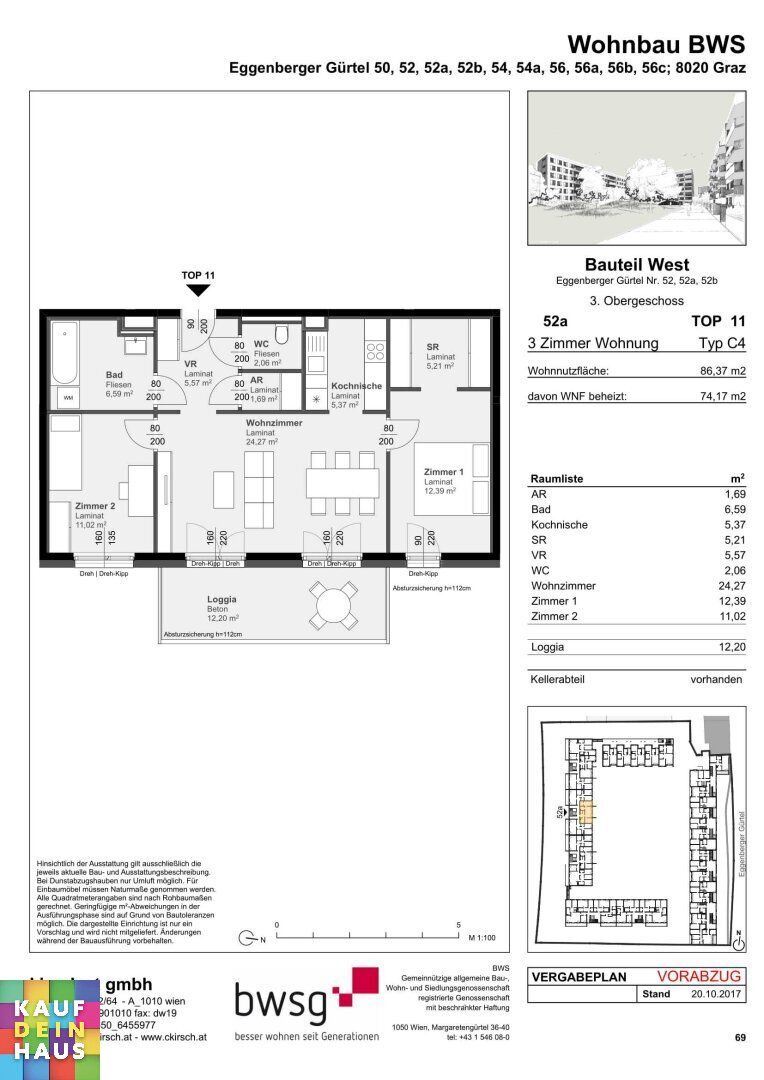 Wohnung – Graz - Ansicht 2