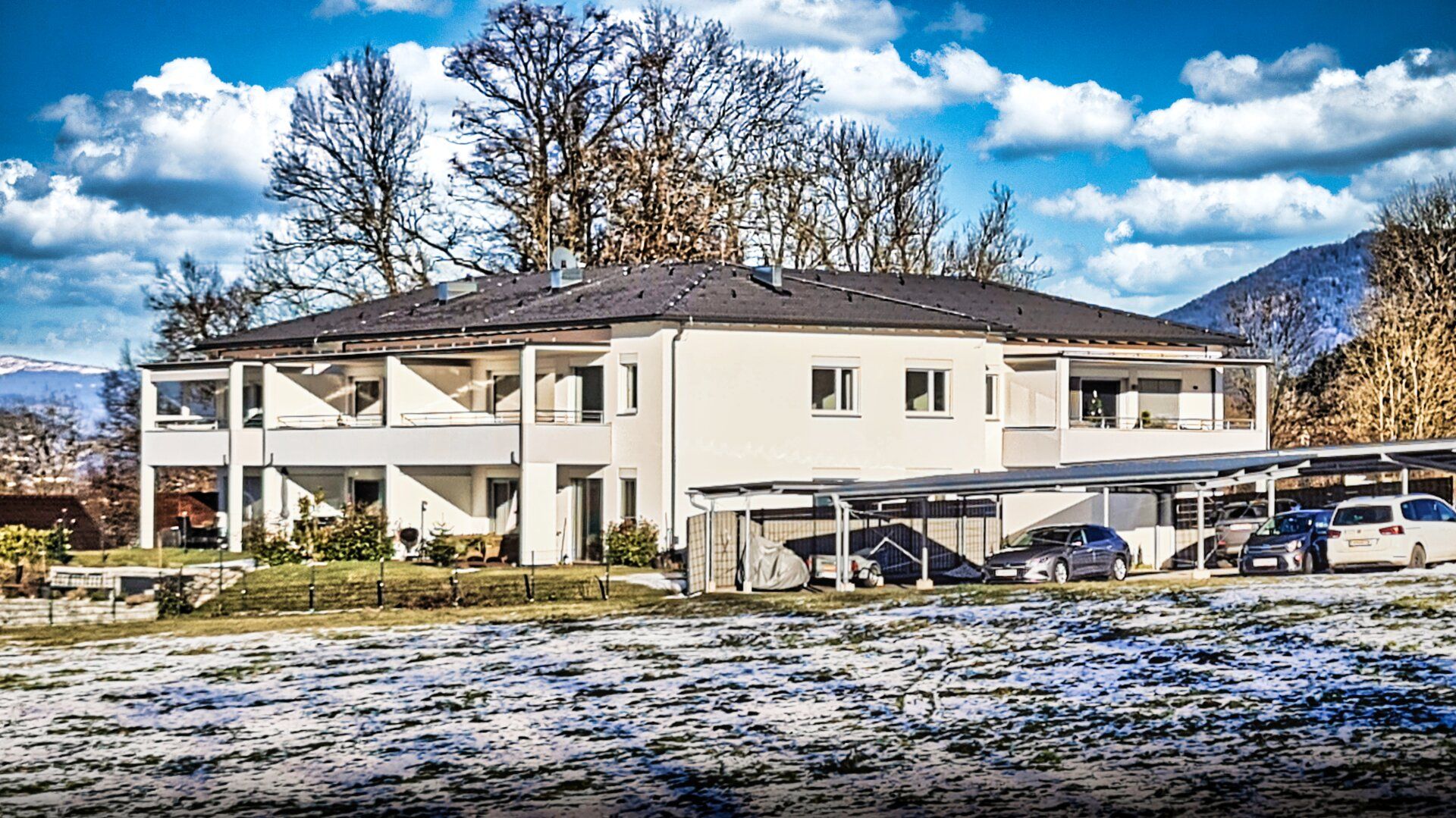 Helle Neubauwohnung mit herrlicher Aussichtsterrasse nähe Klagenfurt