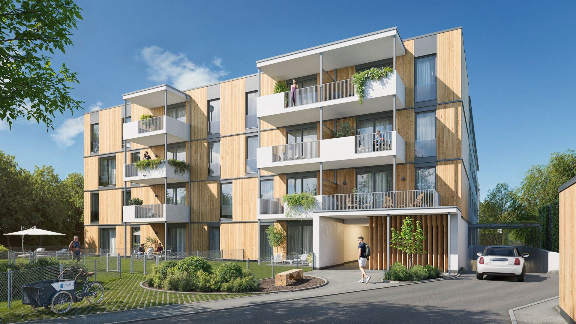 HYGGE - 2 Zi. Wohnung mit Südbalkon