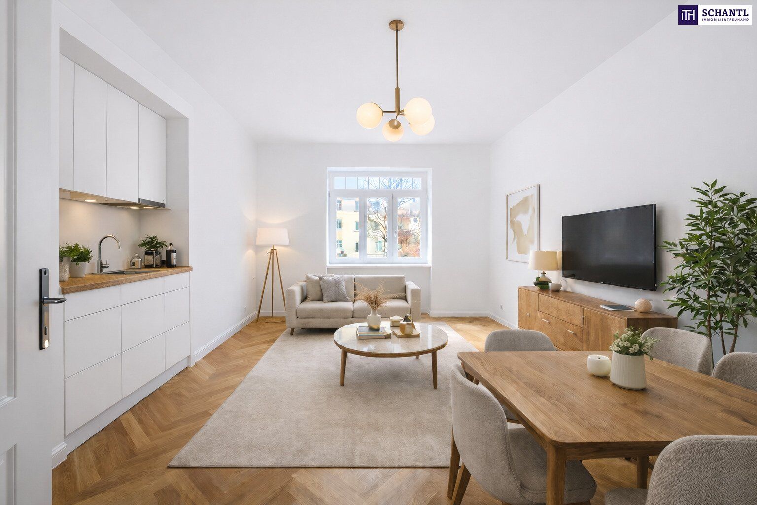Einziehen & wohlfühlen: Hochwertig sanierter Altbau in Toplage + U3 Station Schweglerstraße + Ruhelage