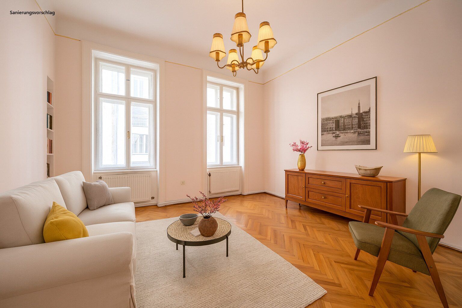 Stilaltbauwohnung mit Potenzial - ca. 122 m² im 2. Stock in Toplage des 6. Bezirks