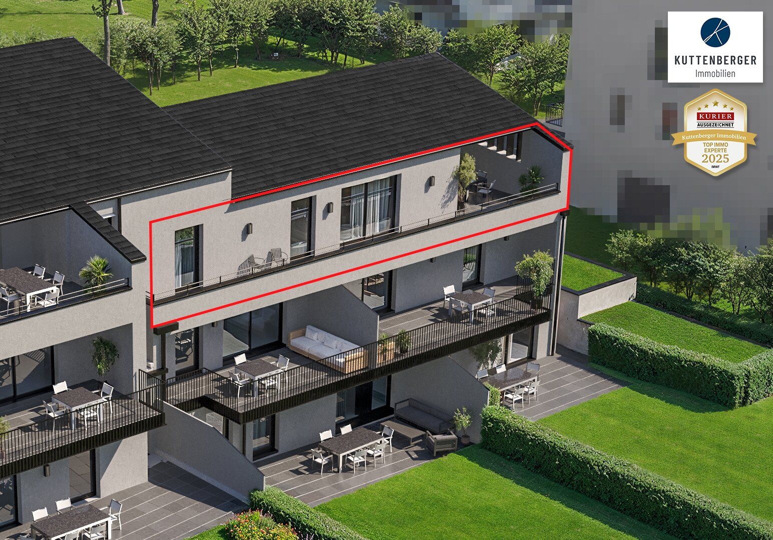 Exklusive Dachgeschoßwohnung mit Terrasse und Sauna (Top 9) - Projekt 