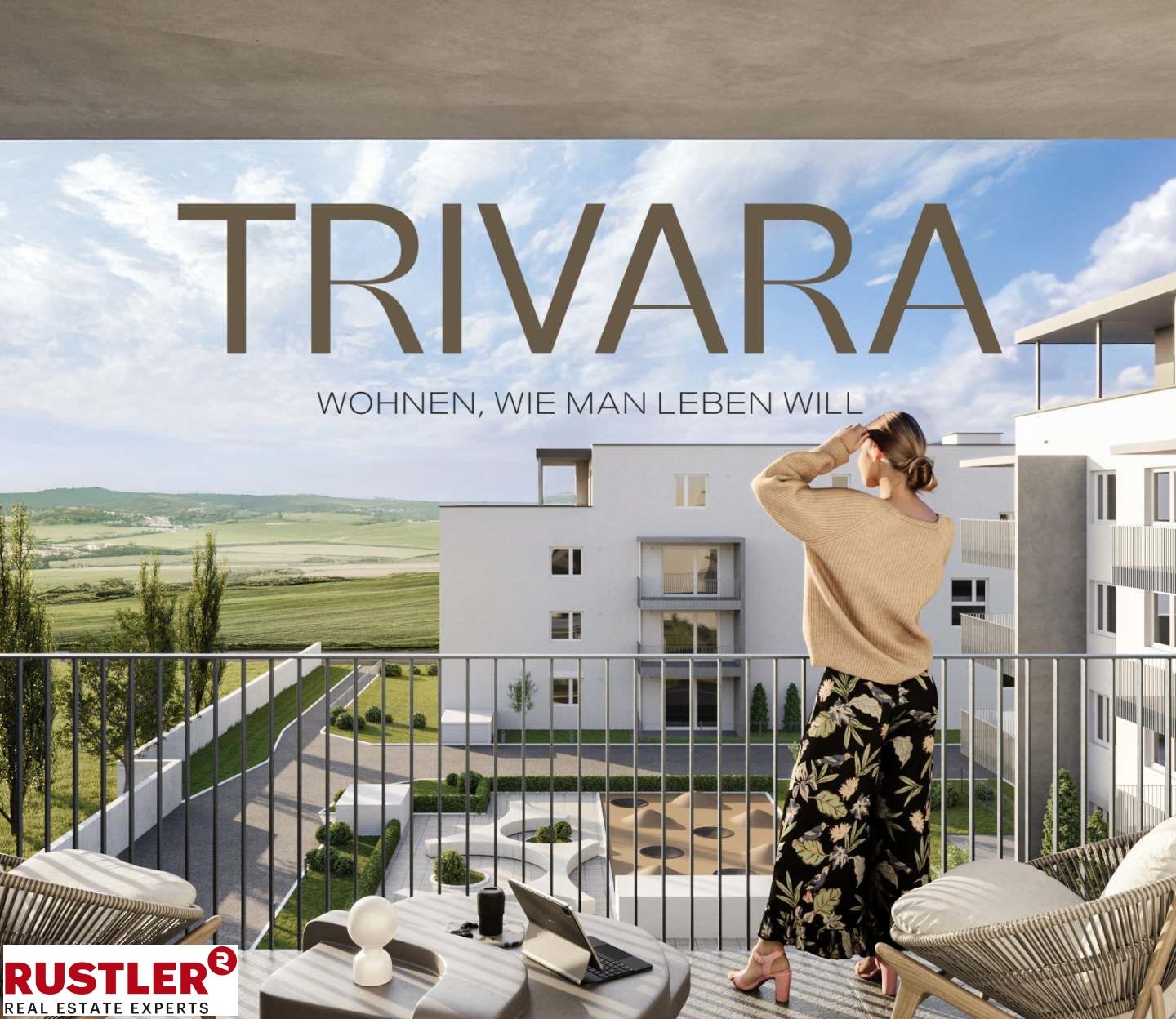 TRIVARA - Wohnen, wie man leben will - 2 Zimmer Balkonwohnung D-10