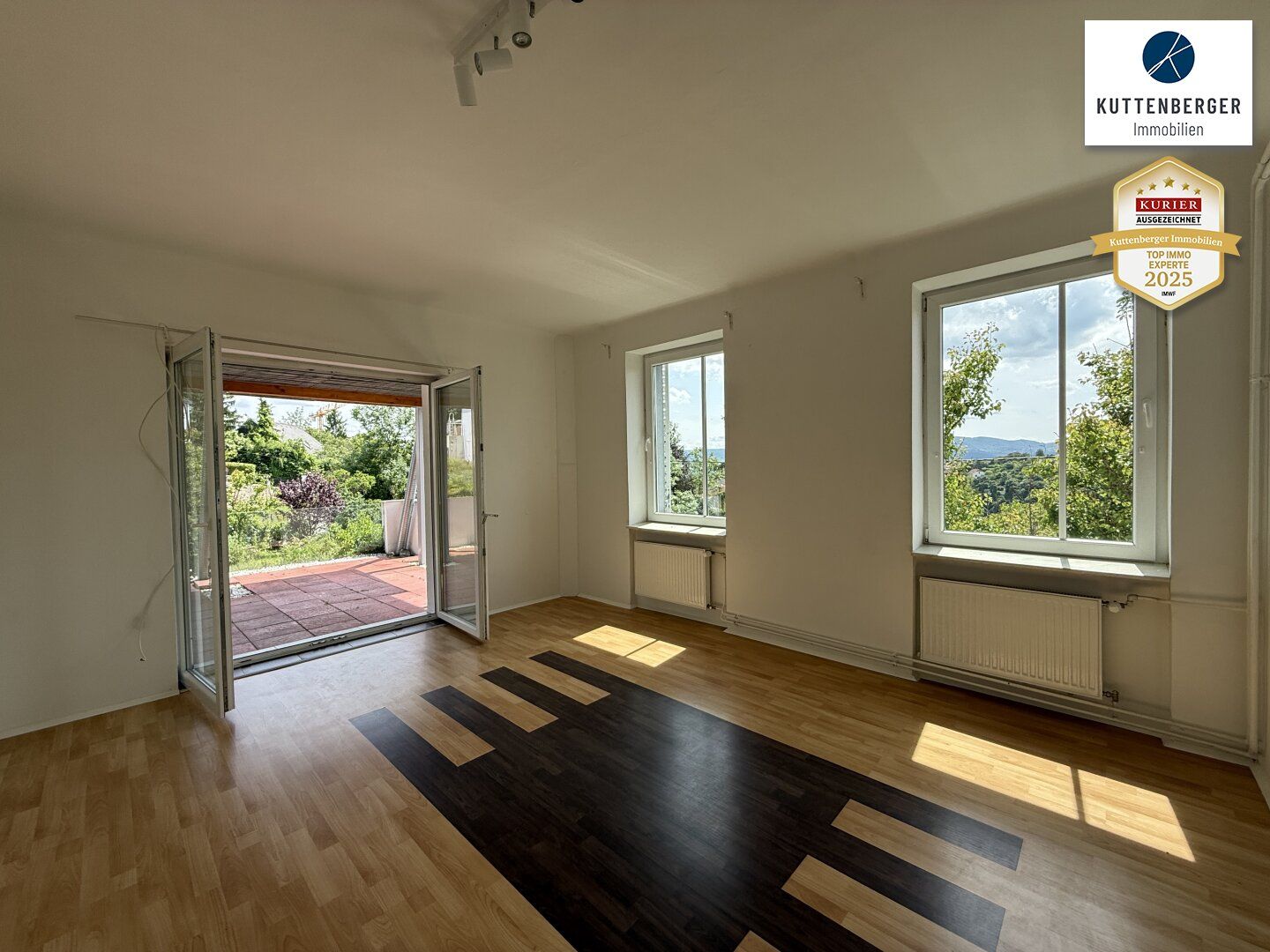 Am Steindl: Ruhige Gartenwohnung mit Ausblick