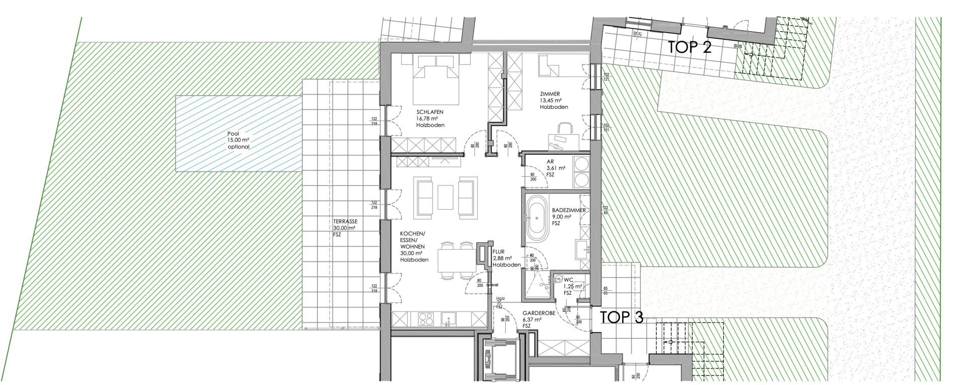 Wohnung – Anif, Bezirk Salzburg-Umgebung - Ansicht 4