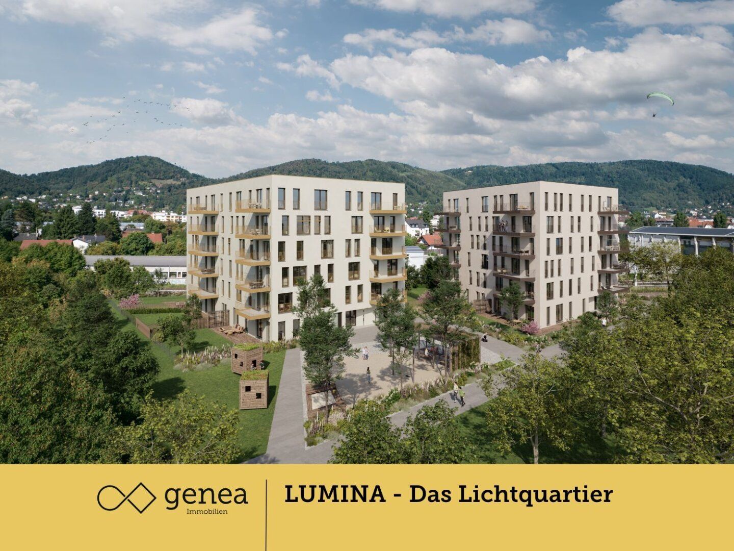 Helle Neubauwohnung mit Freifläche in Top-Lage | LUMINA | Erstbezug - Ansicht 3
