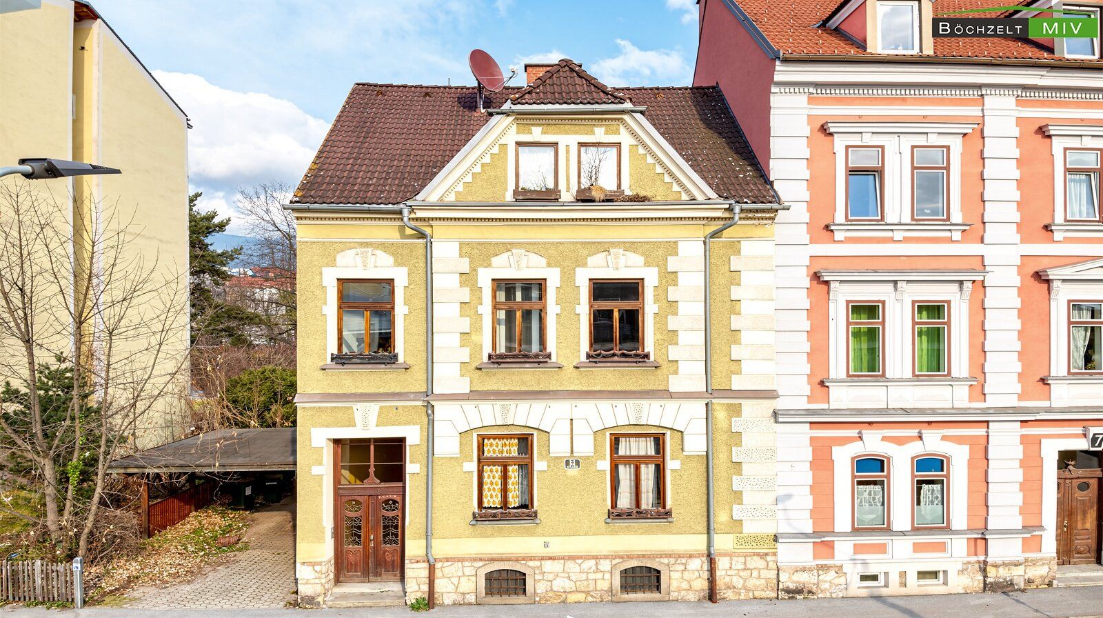 5/8tel-Anteil an Leobener Stadtvilla am Mareckkai mit Benützungsregelung für Wohnung im 1. OG - Ansicht 2