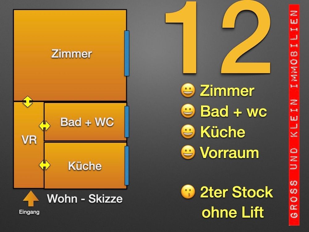 Es ist im Grünem  __es ist leistbar  449,31 EUR Bruttomiete __ es ist erfreulich