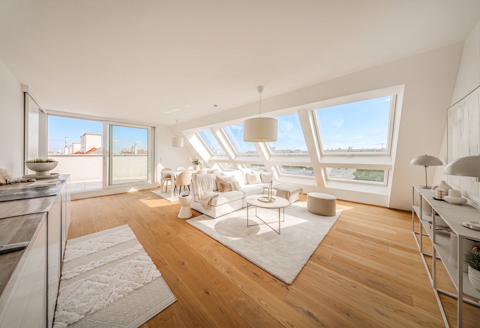 Klimatisiertes Penthouse | Urban & Mittdendrin. Dachterrassentraum in urbaner Lage mit Spitzenanbindung in die Innenstadt - Ansicht 2