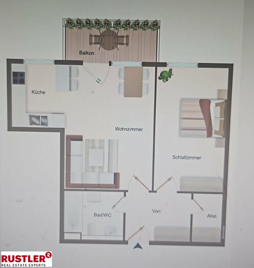 2-Zimmer-Wohnung mit Balkon ARNSDORFGASSE