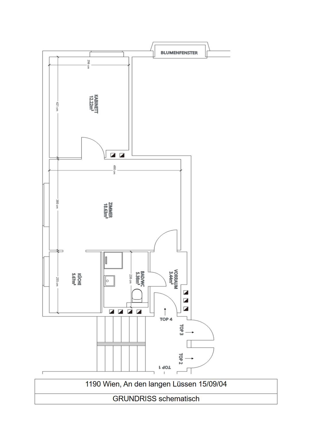 Bastlerwohnung in 1190 Wien - An den langen Lüssen 15 - Vista 2