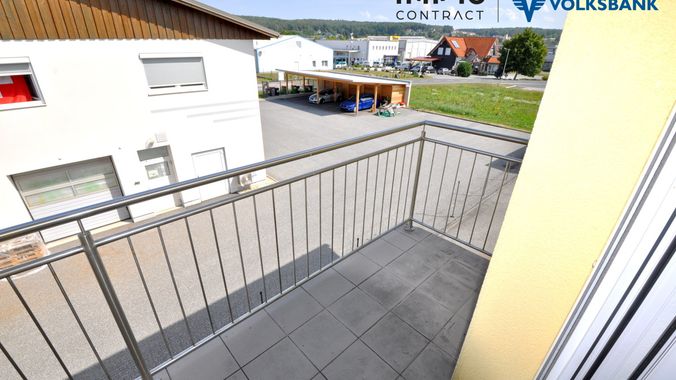 Geräumiger Balkon