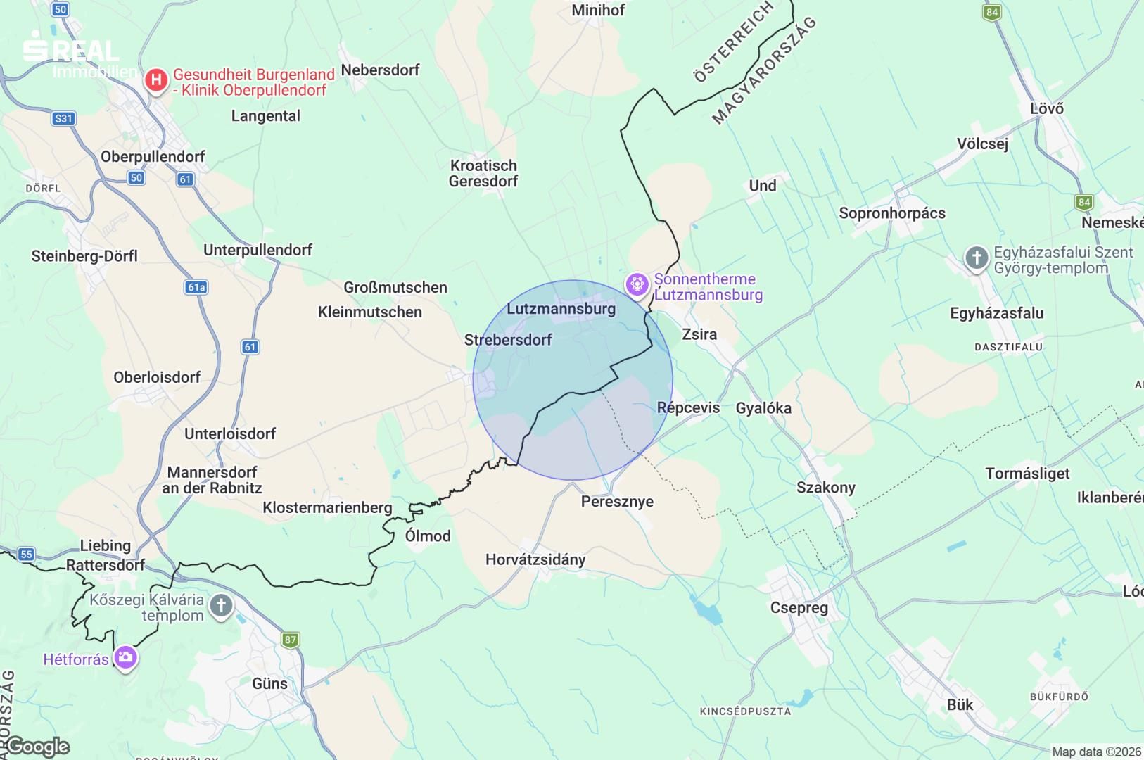 7361 Lutzmannsburg - Thermenregion Lutzmannsburg! Baugrundstück in Ortsrandlage - Mehr
