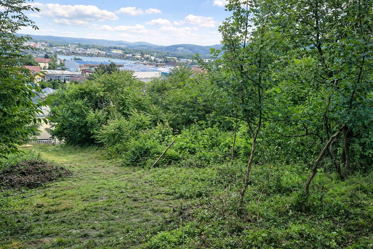 Natur vor der Haustür - Grundstück mit Weitblick und Grünlandanschluss - Ansicht 2
