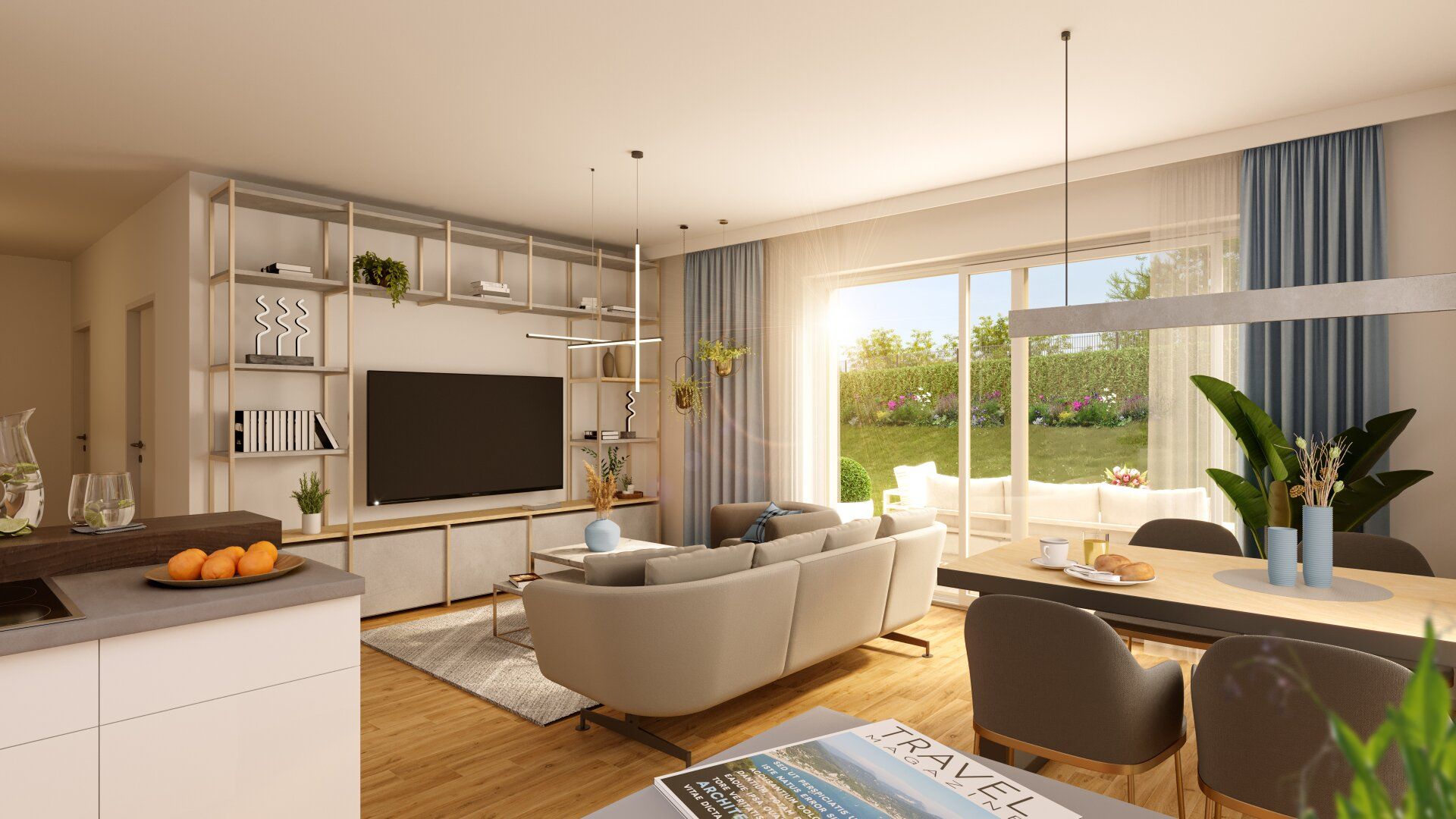 Wohnen nach Ihren Wünschen. Individualisierbare Eigentumswohnungen vom Bauträger - 2 Zimmer Wohnung mit großem Garten in absoluter Ruhelage
