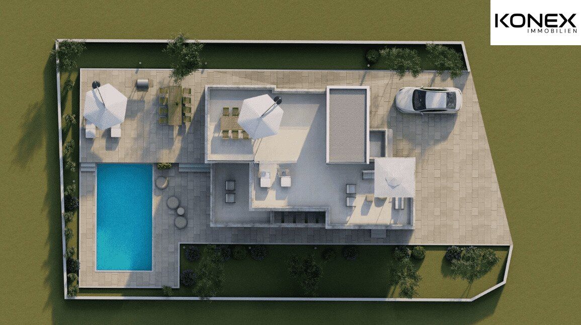 HRV - Exklusive Villa mit im Bau befindlichem Swimmingpool in Poljica Brig, nahe Zadar, zum Verkauf! - Més