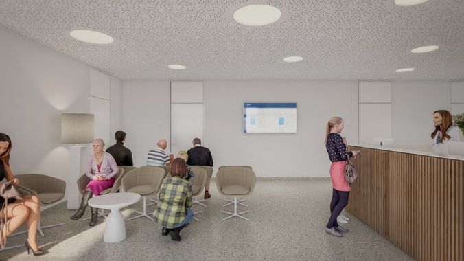 Visualisierung Wartezimmer