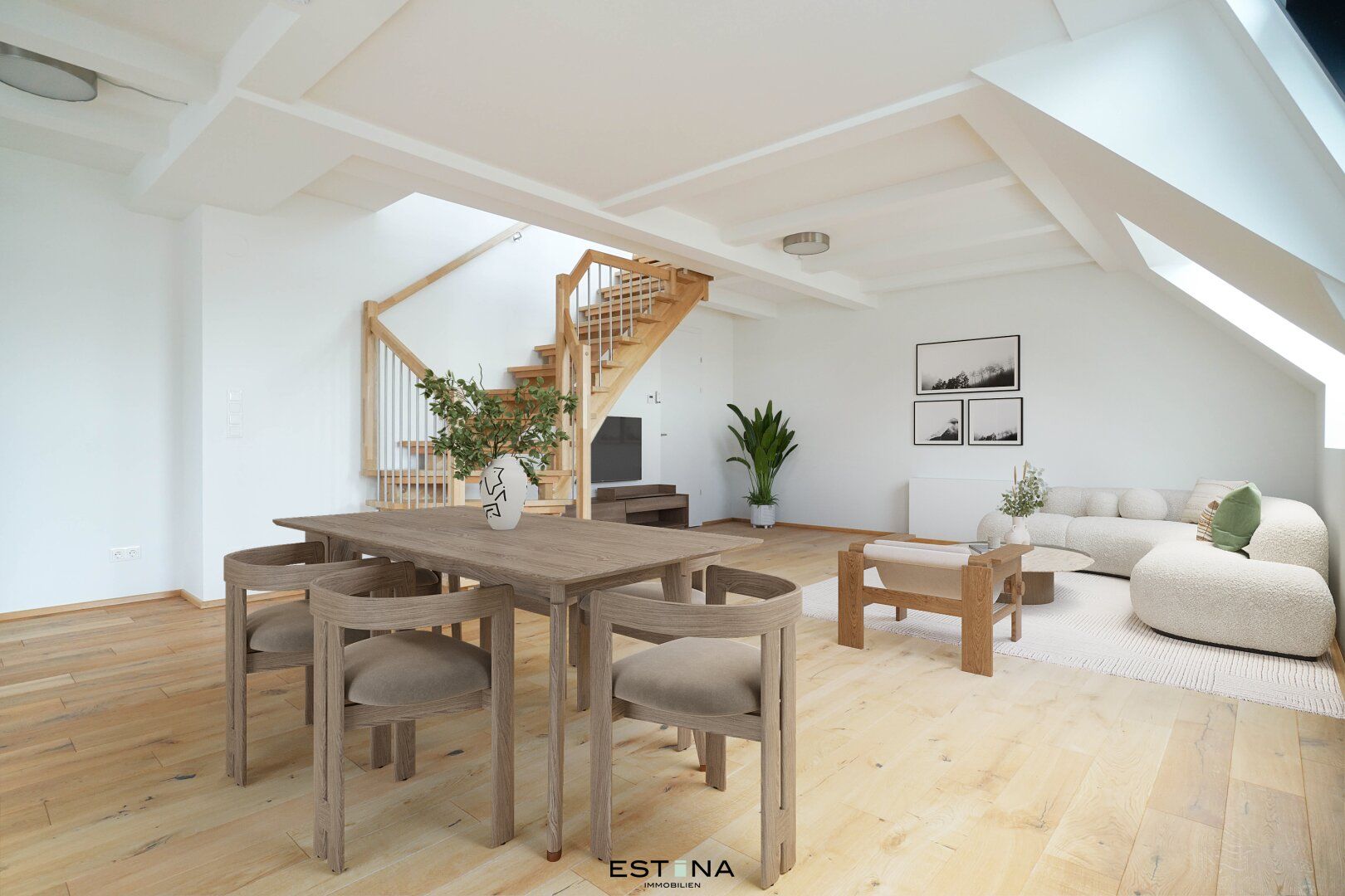 Großzügig gestaltete Dachgeschoss-Maisonette mit 2 Wintergärten und Terrasse | Erstbezug