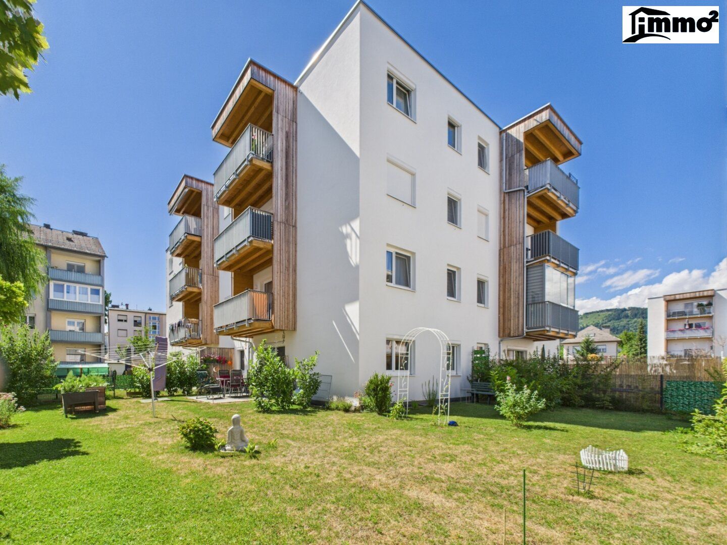 Naturnah wohnen, stilvoll leben - exklusive Gartenwohnung in Villacher Ruhelage