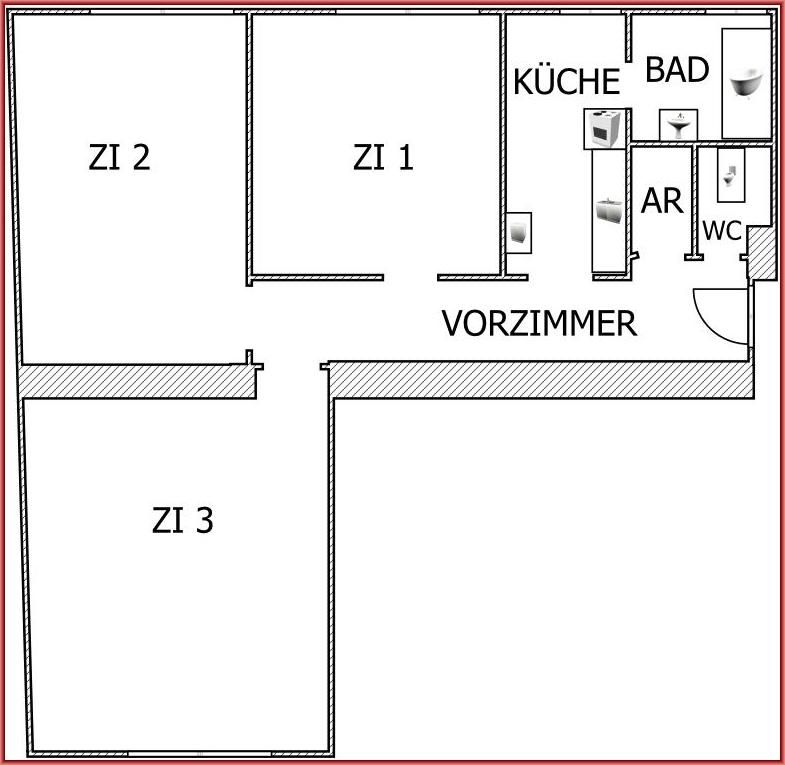 3 Zi zentral begehbar - Studentenhit - WG-tauglich - Nähe Mariahilfer Straße