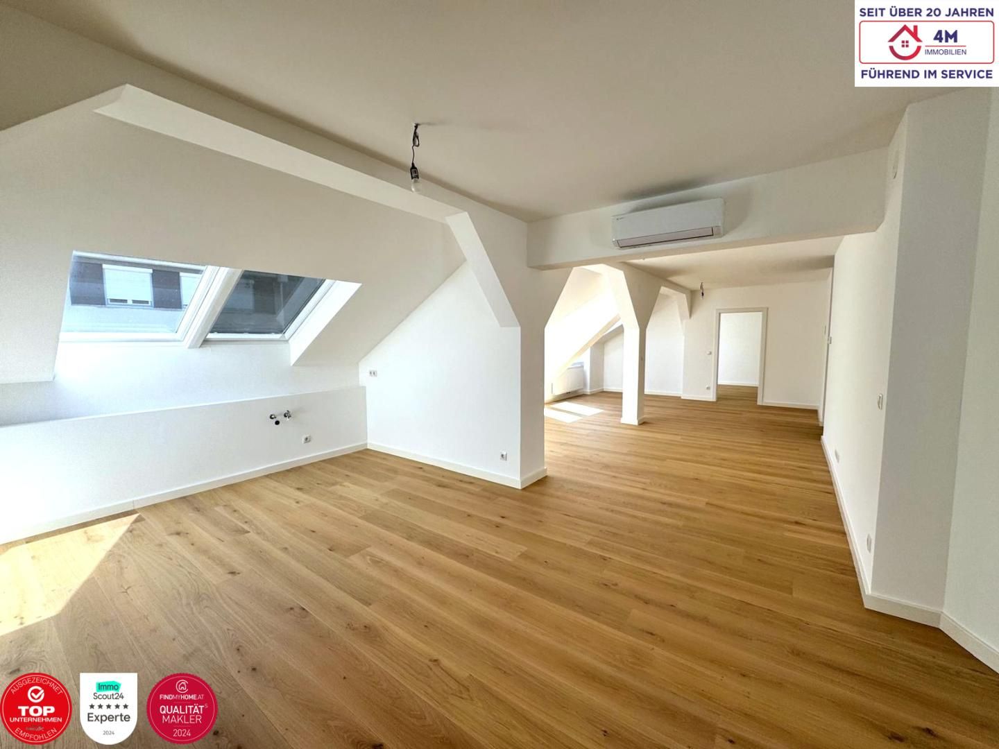 Exklusives Dachgeschoss im Stilaltbau - 132 m² Wohnluxus im 3. Bezirk