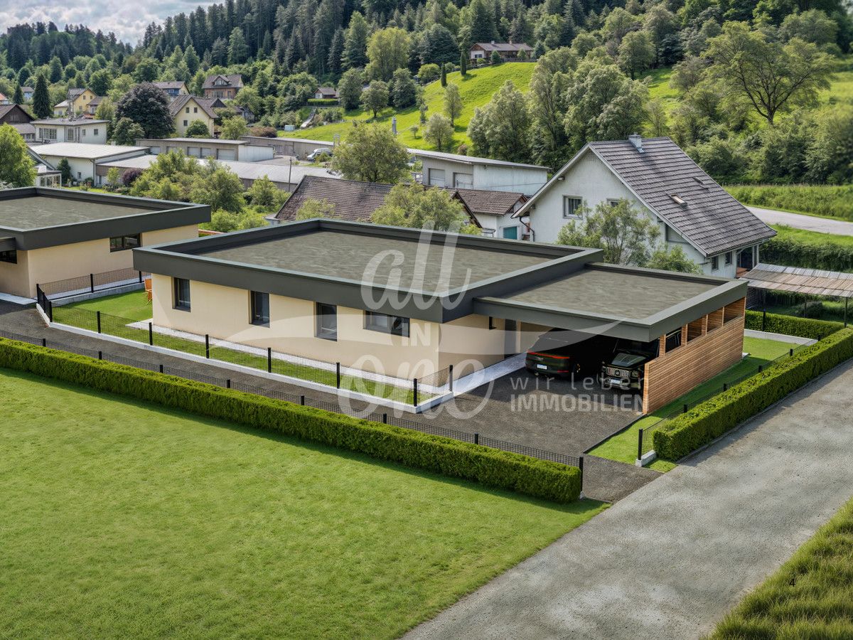 Bungalow mit Doppelcarport im Neubauprojekt 