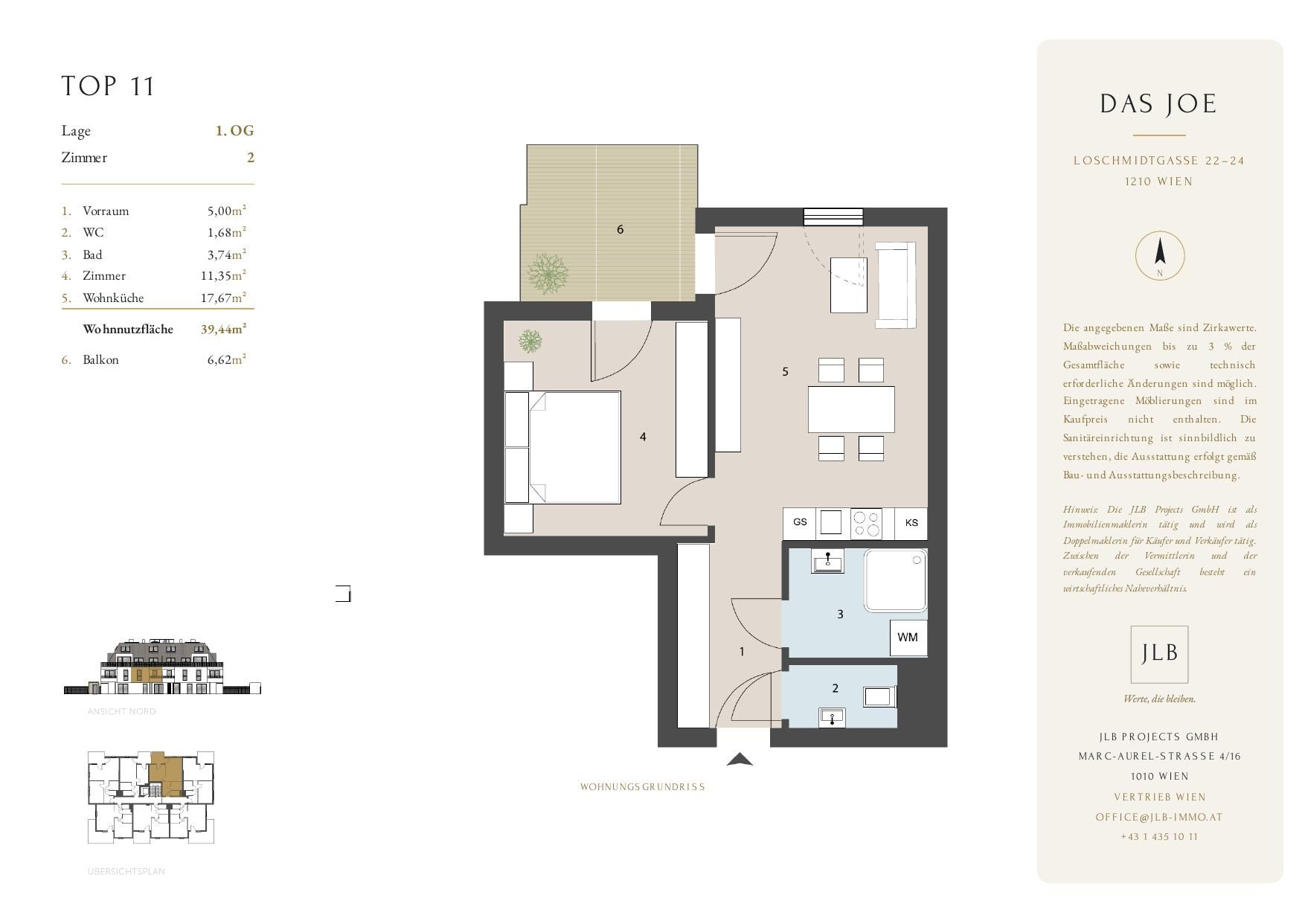 Kompakte 2-Zimmer-Wohnung mit Balkon - Mehr