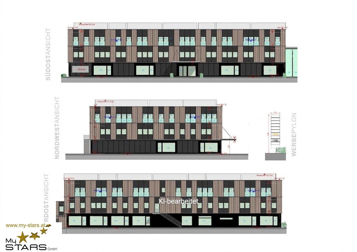 Neubau Ärztezentrum/Büros/Lokal im Norden von Salzburg - Ansicht 3