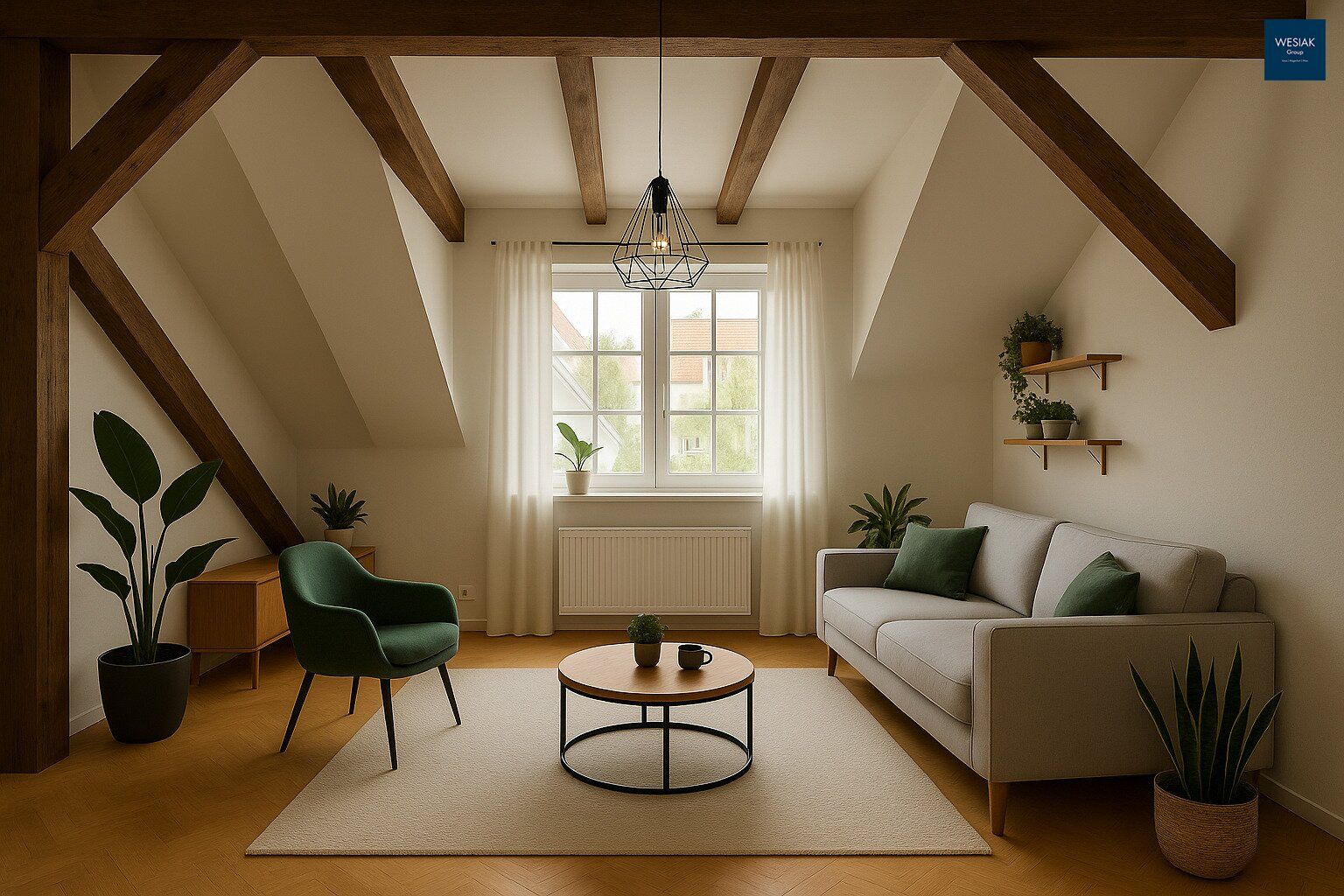 Sporgasse 7/23 - Zentrale 2 Zimmer Dachgeschoßwohnung