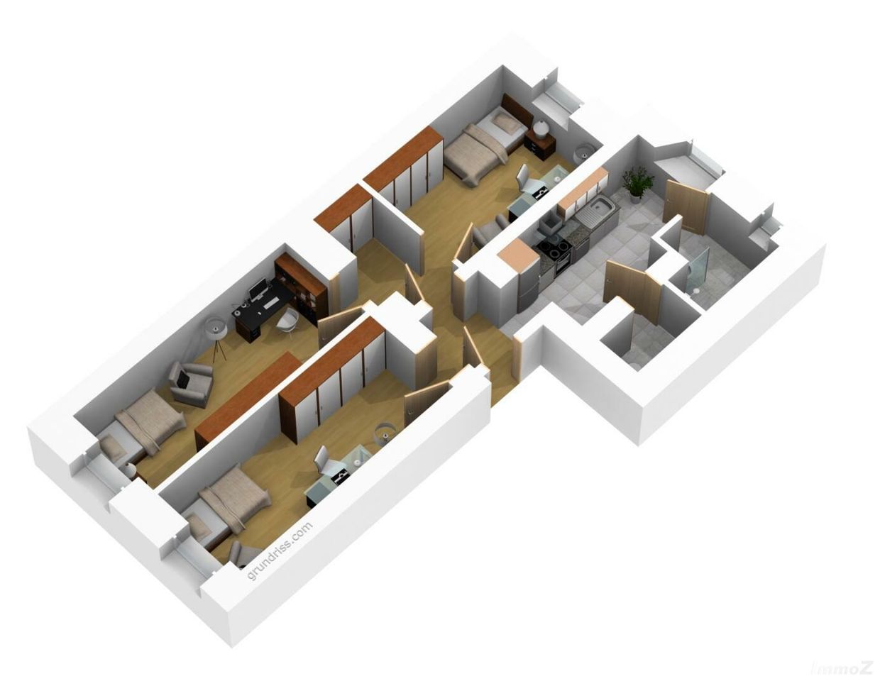 Jakomini - 3 Zimmer vermietete Anlegerwohnung befristet