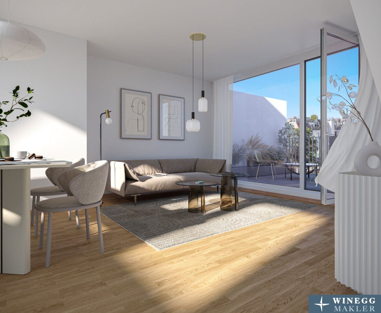 Nachhaltiges Wohnen beim Yppenplatz - Moderne 2-Zimmer-Wohnung mit Loggia - Provisionfrei