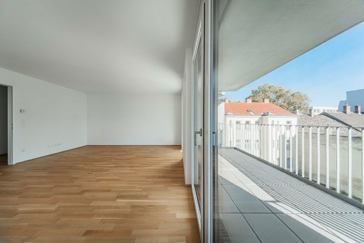 charmante 3-Zimmer Anlegerwohnung mit bodentiefen Fenstern und 2 Balkone >> Top Anbindung - Ansicht 2
