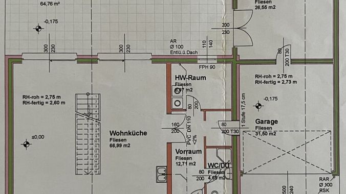 Plan Erdgeschoss