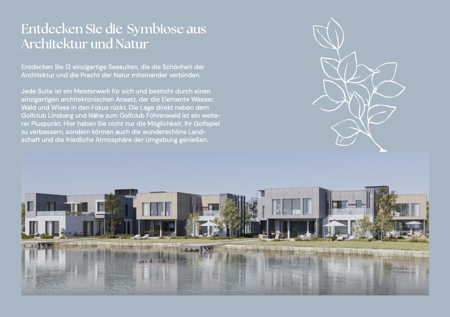 Seesuiten Lanzenkirchen - Gartensuite 12: Großzügiger Garten & Terrasse direkt am Badeteich