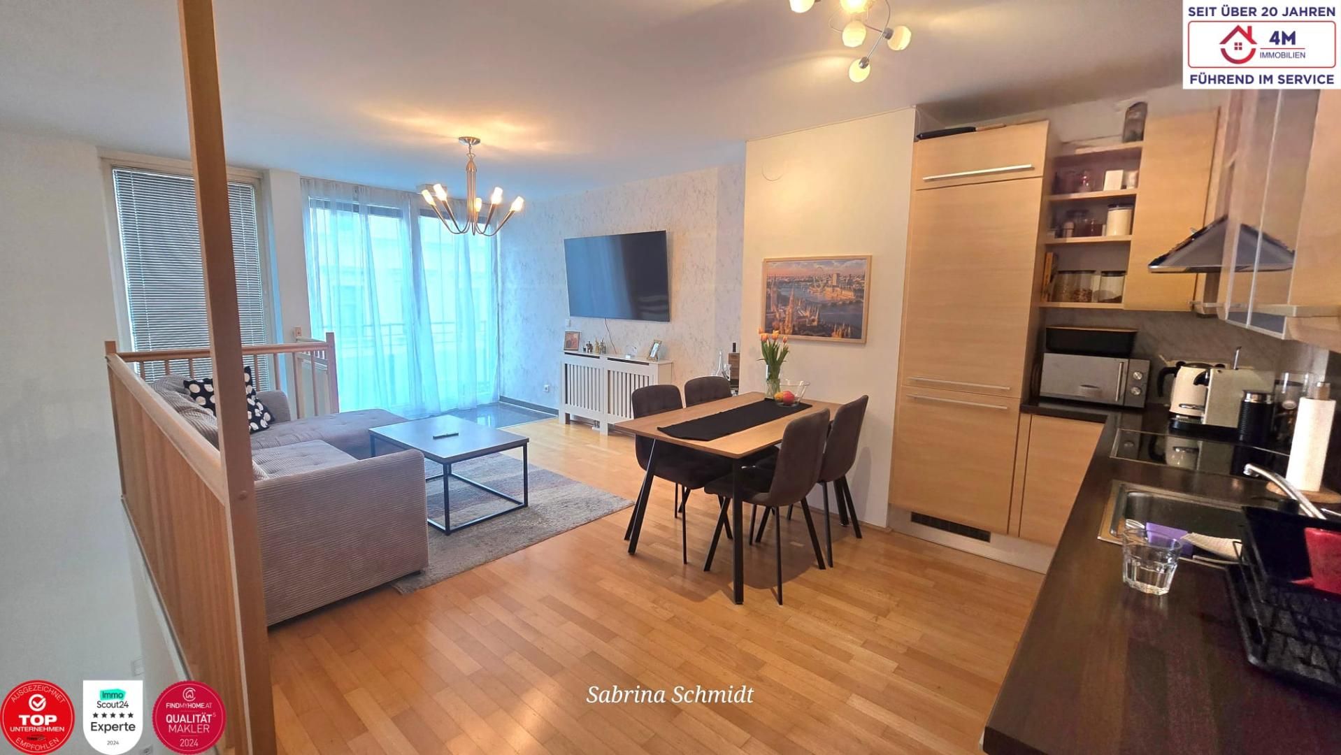 Moderne Maisonette mit 3 Zimmern, optionalen Garagenplatz & französischen Balkon in 1090 Wien (AKH) -hell, zentral und ruhig*