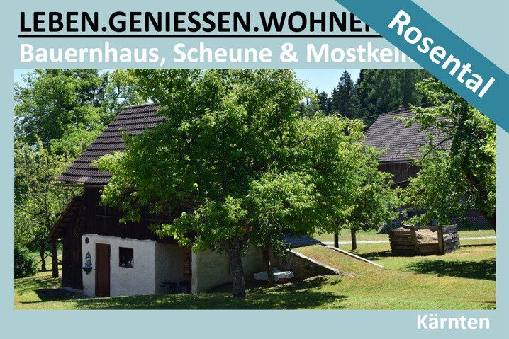 RESERVIERT - BAUERNHAUS, SCHEUNE & MOSTKELLER