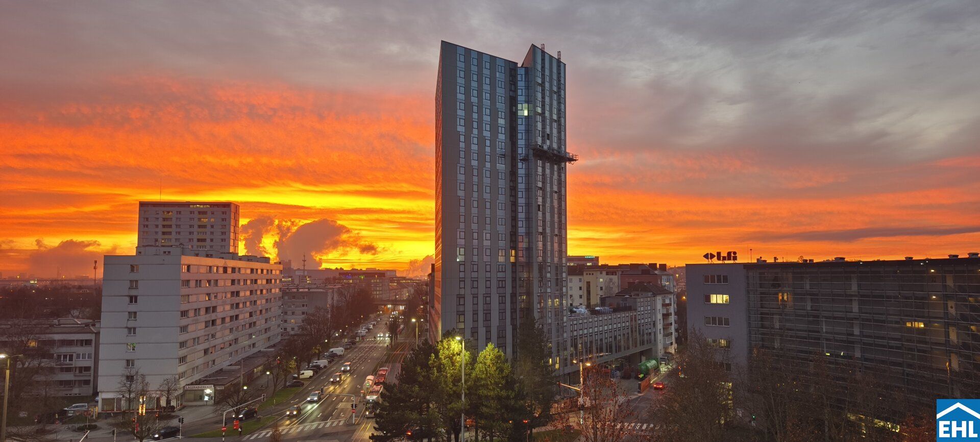 Urbanes Wohnen im High Five Tower ab 01. Juni 2025! Kompakte 1-Zimmer-Wohnung mit Loggia im 8.OG!
