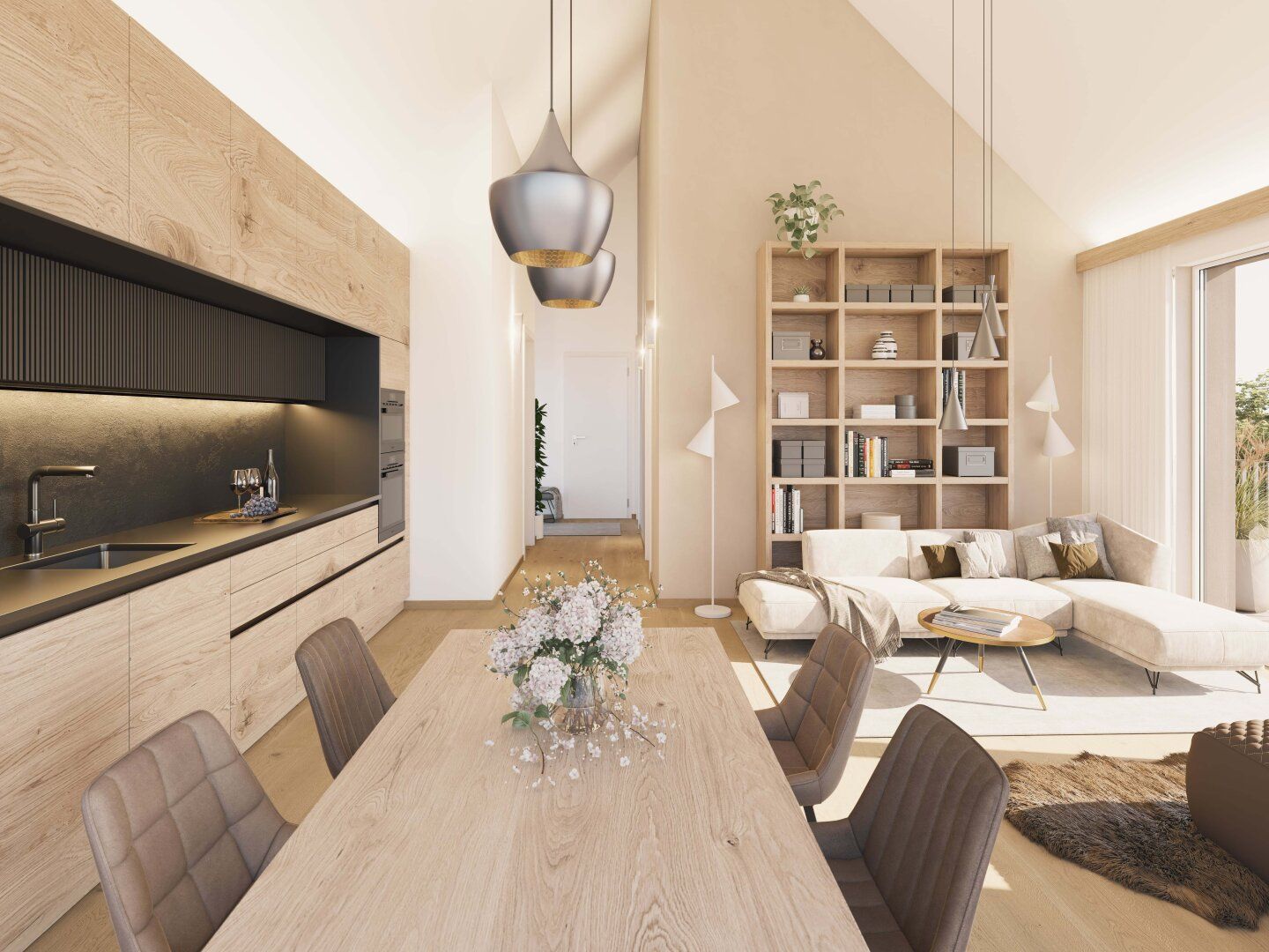2-bed apartment, 70 m²