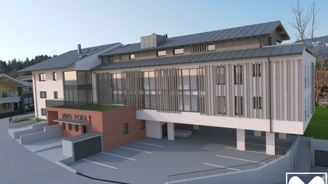 Außenansicht Nord -Objekt von Ortszentrum