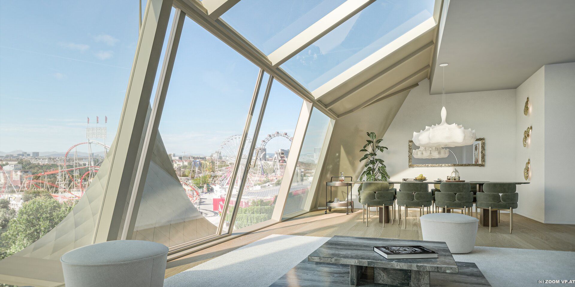 MAISON 29 - L'art de vivre | Sonnige Südwohnung im 1. Dachgeschoß mit Blick über den Prater! - Ansicht 4