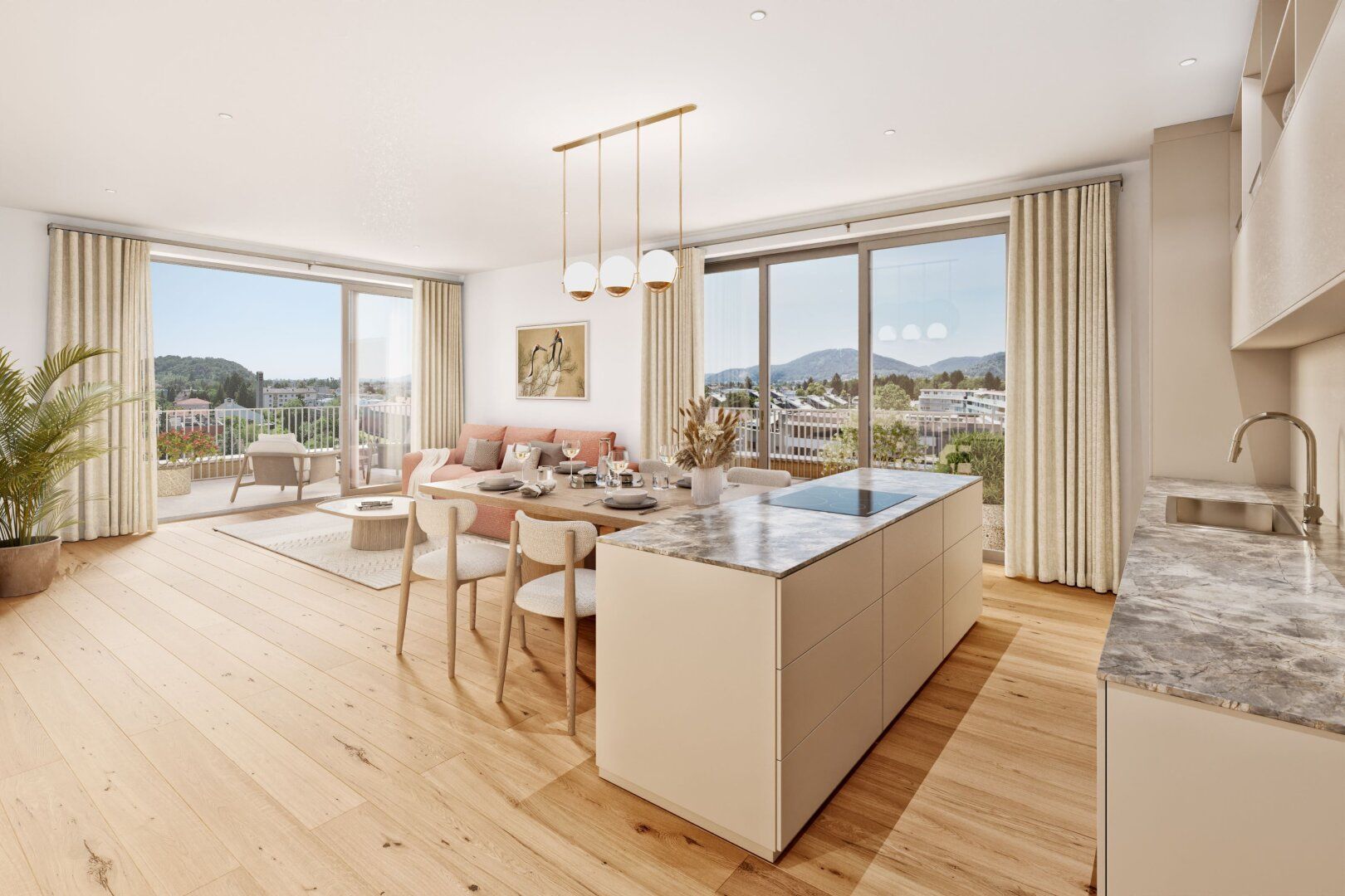 Lebensqualität und Raumgefühl - 3-Zimmer-Wohnung mit zwei großzügigen Balkonen in Andritz