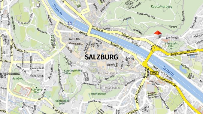 Geolyzer Kartenausschnitt