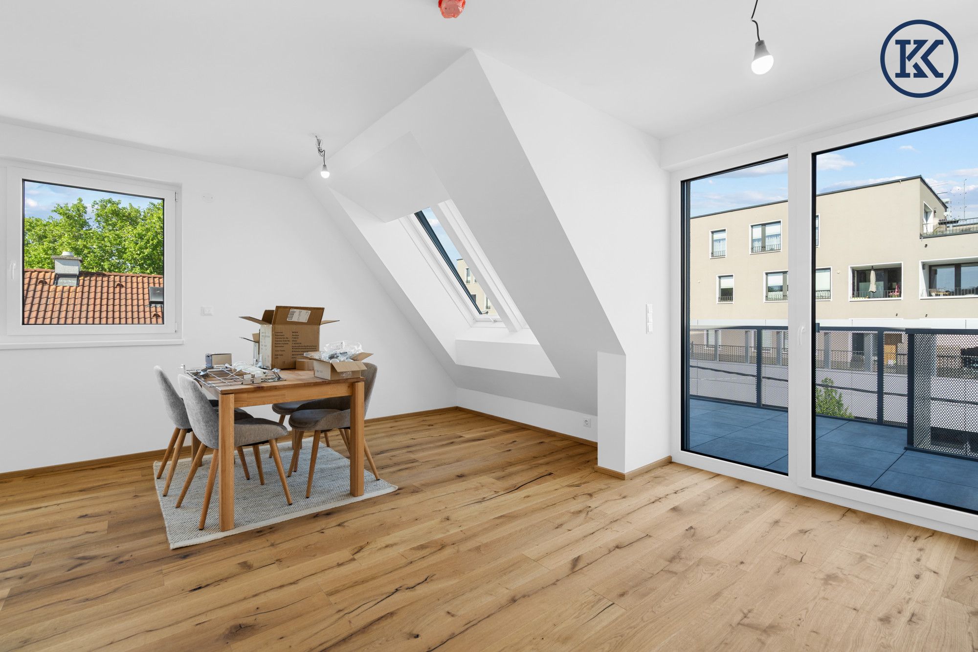 Erstbezug mit großer Terrasse & Klimaanlage - moderne 3-Zimmer-Wohnung nahe U2 Aspernstraße