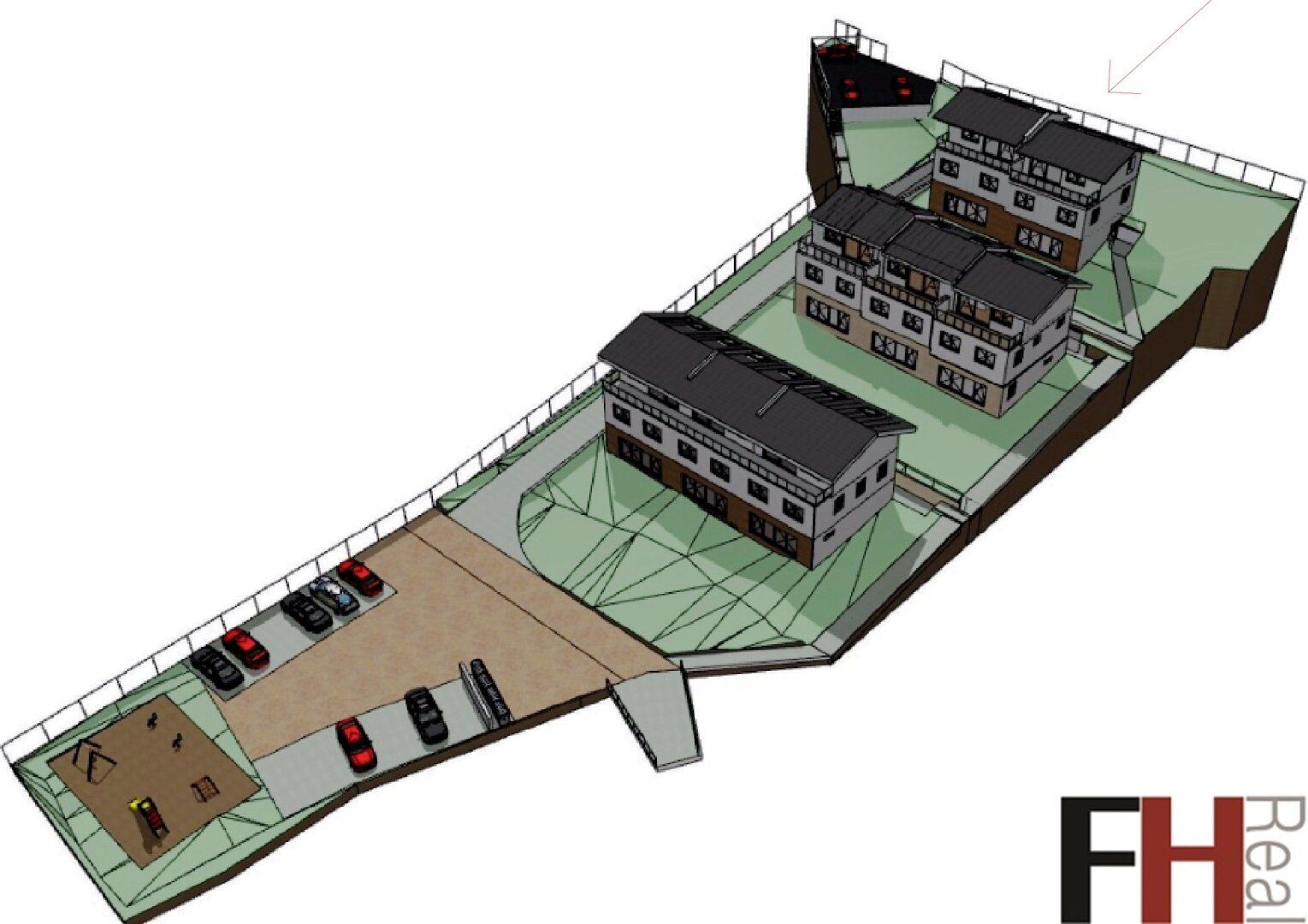 Zentrumslage. herrliche Fernsicht, baubewilligte WNFL 1.352m², Grundstück 3.674m², Privat, auch Bauträger! - Ansicht 5