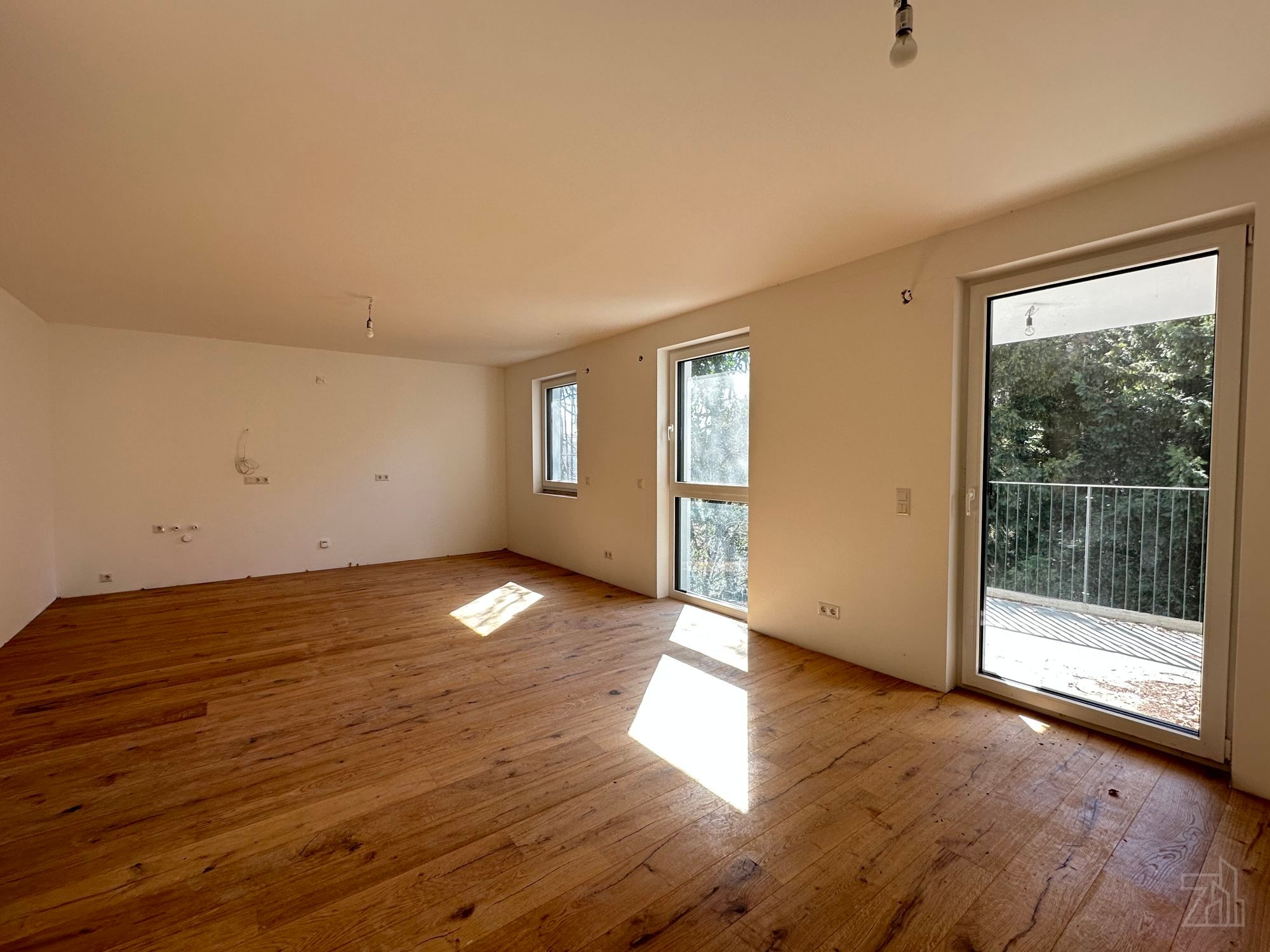 Ruhige 3 Zimmer-Wohnung mit 2 Balkonen & Grünblick | Belichtung von 2 Himmelsrichtungen | ERSTBEZUG
