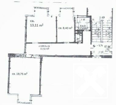 Plan Wohnung Top 7