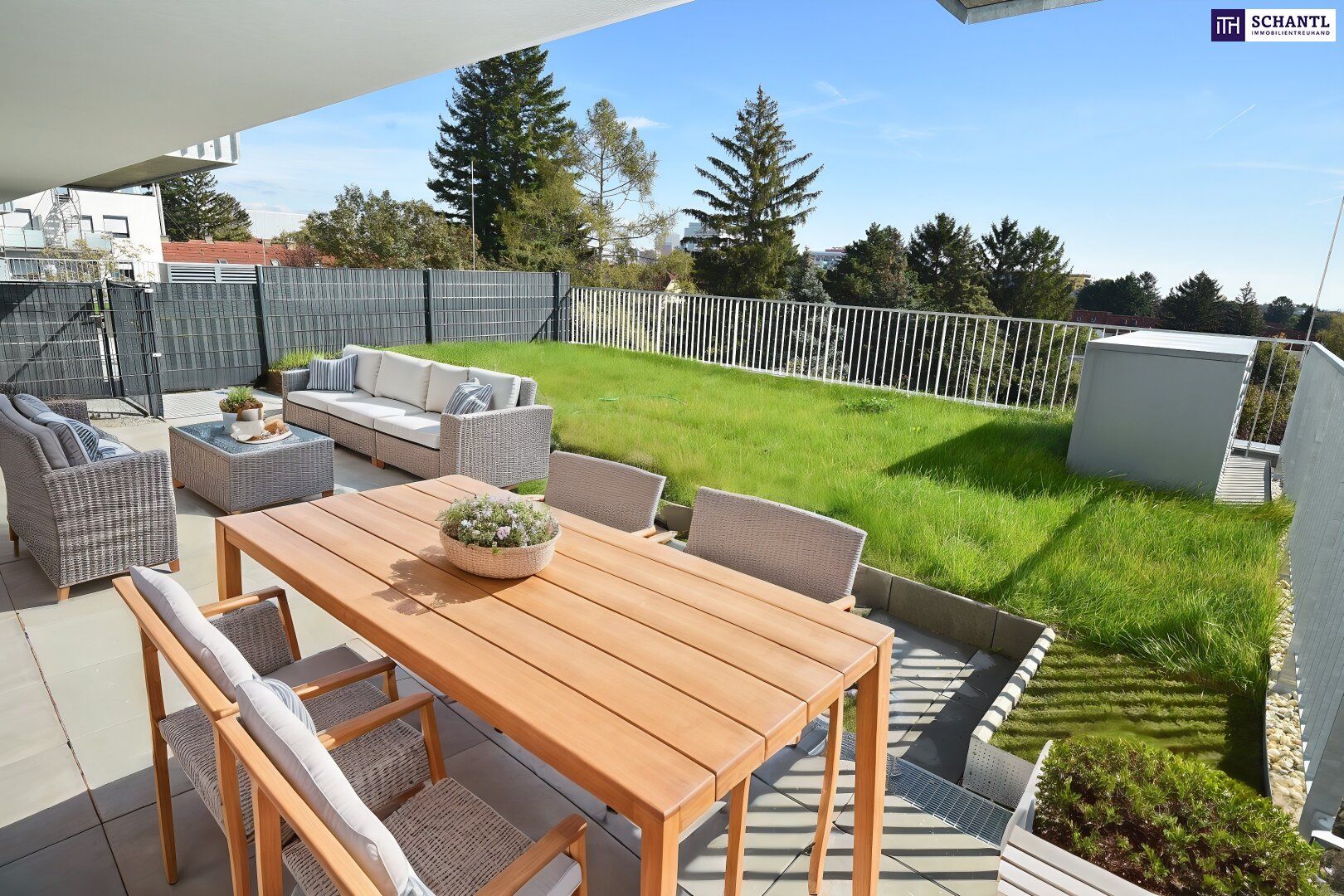 Geniale Gartenwohnung mit Fernblick - vier Zimmer - über 90 m² Freifläche und perfektem Grundriss! PROVISIONSFREI!