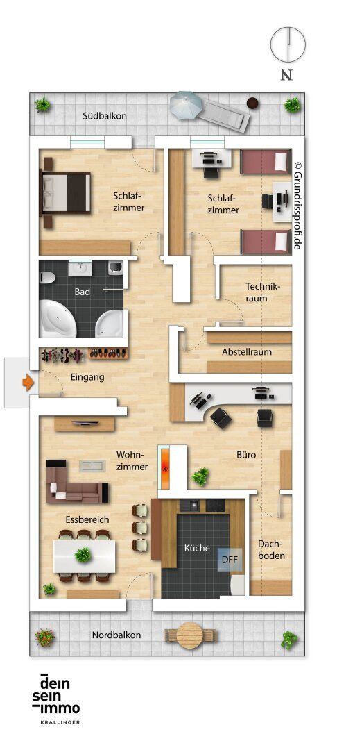 Fügen - großzügige 4 Zimmerwohnung im Dornröschenschlaf